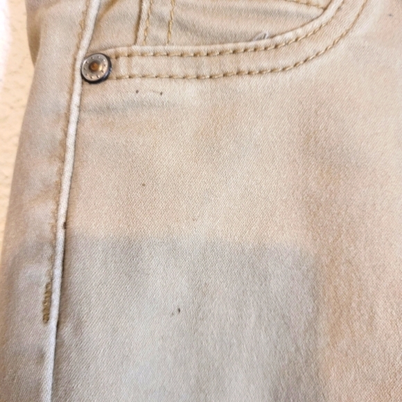 WonderNation Elastic Waist Stretch Jeggings Khaki Kid Girls Sz L 10-12 PLUS FUC - Picture 5 of 16